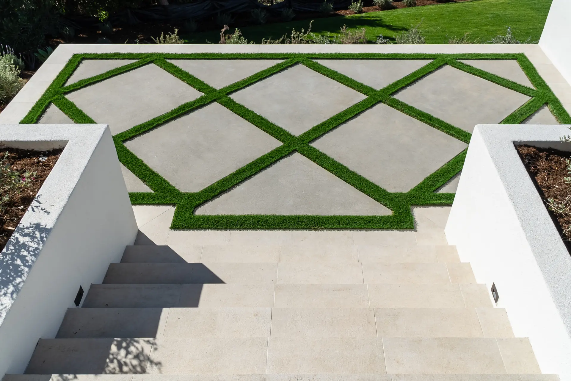 Finished landscape design