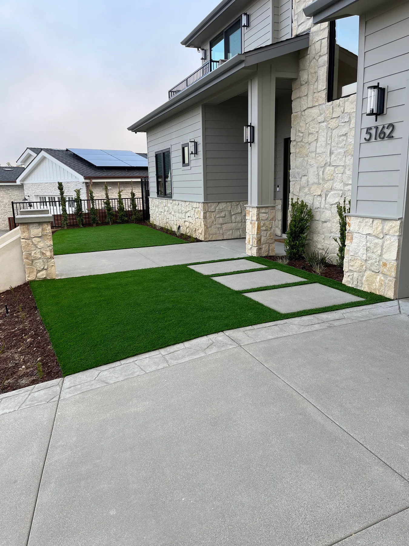 Coastal front yard project — after