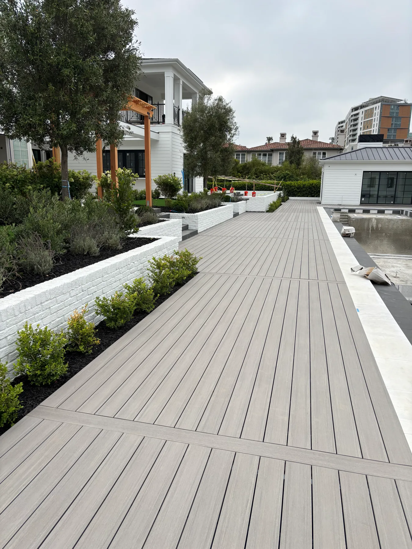 Modern farmhouse deck project — after